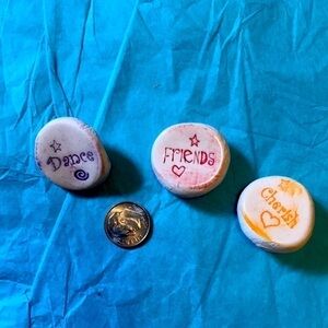 CLAY Worry Stones-Dance/Friends/Cherish